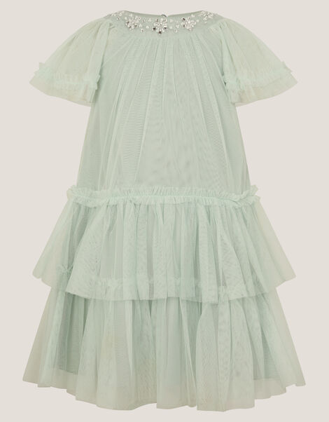 Anastasia Embellished Tulle Party Dress, Green (SAGE), large