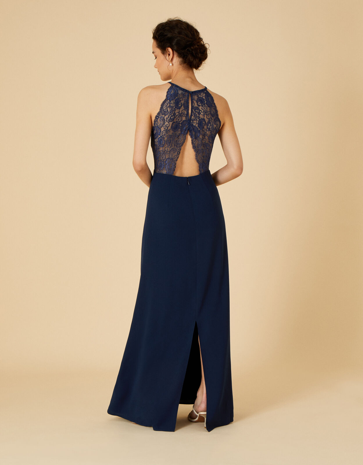 Lace back dress discount