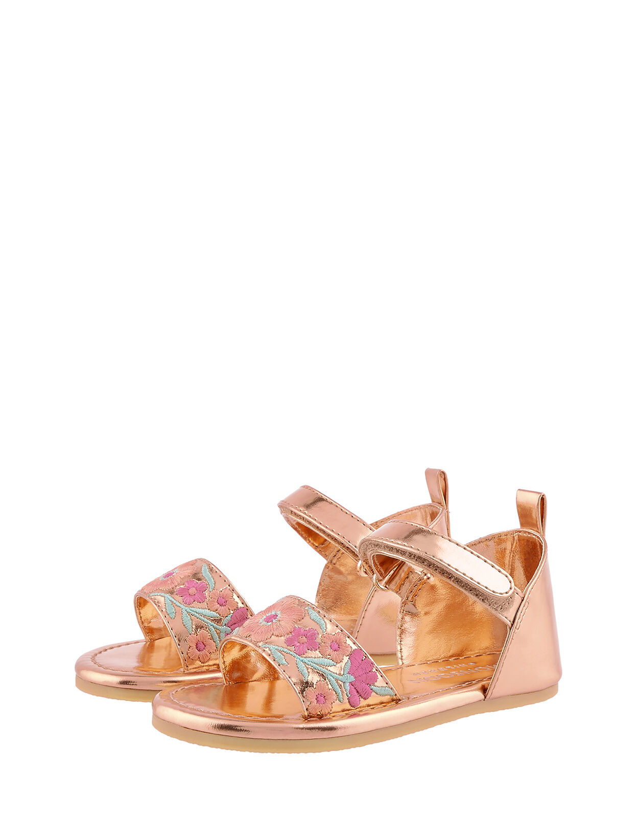 baby gold sandals