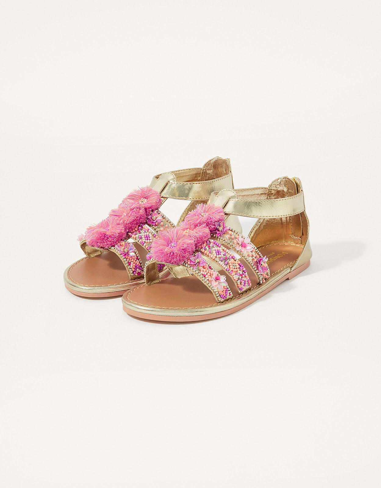 Colorful tassel sandals online