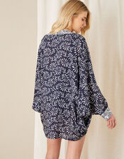 Callie Printed Cocoon Cover-Up, , large