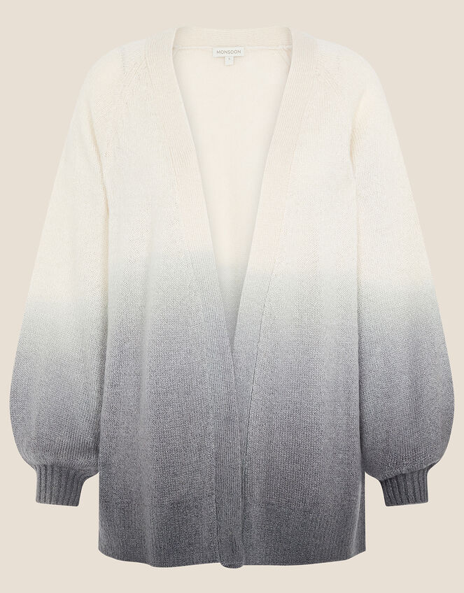 Alma Dip Dye Cardigan , Grey (GREY), large