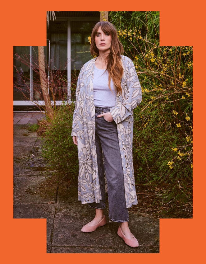One Hundred Stars Sphinx Duster Jacket, , large
