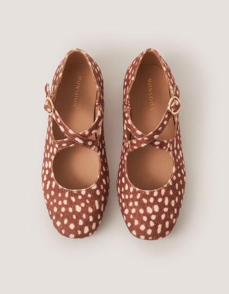 Dana Bambi Mary Jane Ballet Flats, Natural (NEUTRAL), large