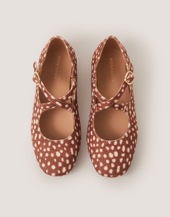 Dana Bambi Mary Jane Ballet Flats, Natural (NEUTRAL), large