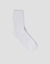 Plain Socks, White (WHITE), large