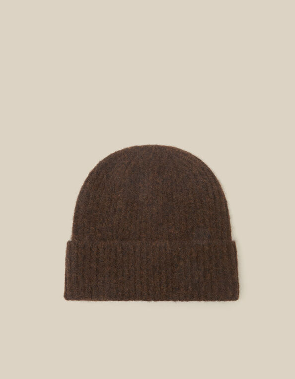 Katie Beanie Hat, Brown (COGNAC), large