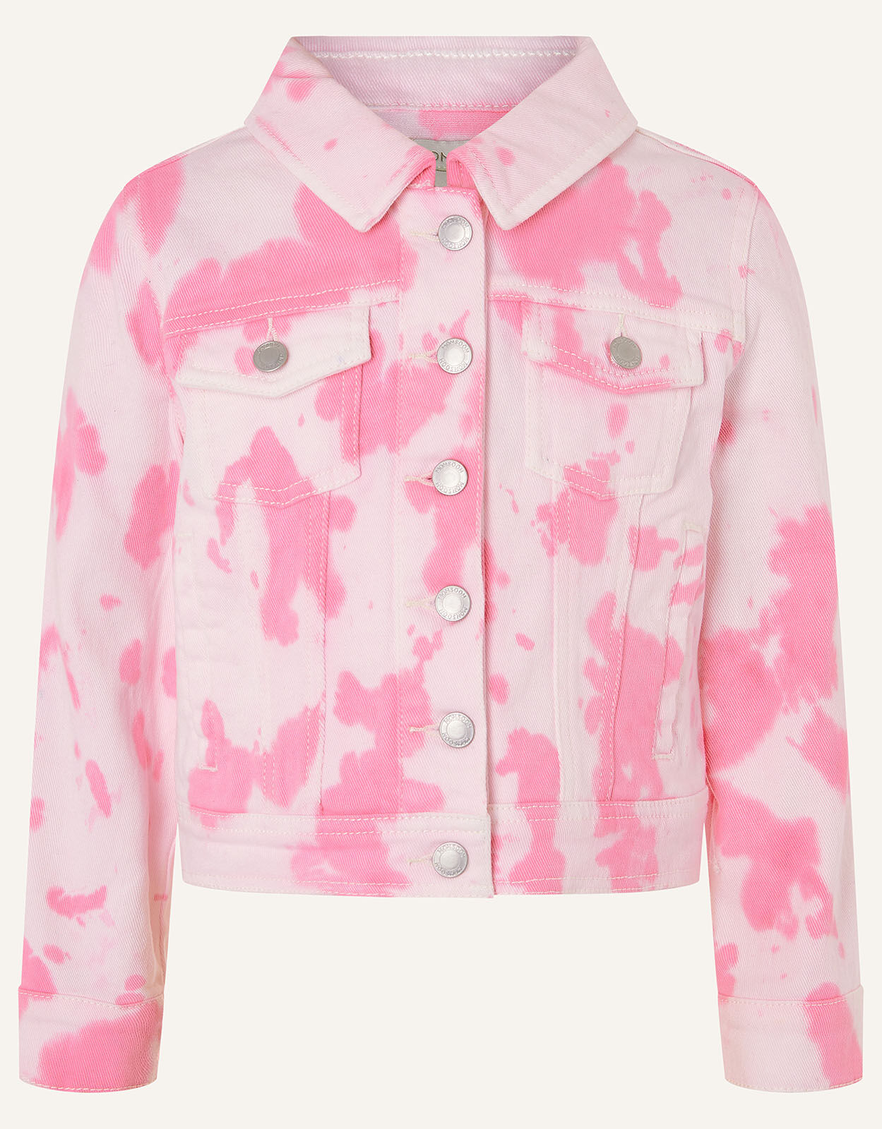 Girls tie new arrivals dye denim jacket