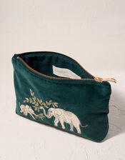 Elizabeth Scarlett Elephant Herd Mini Pouch, , large