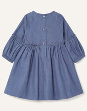 Baby Bunny Denim Dress, Blue (BLUE), large