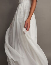 Celina Embellished Bridal Dress, Ivory (IVORY), large