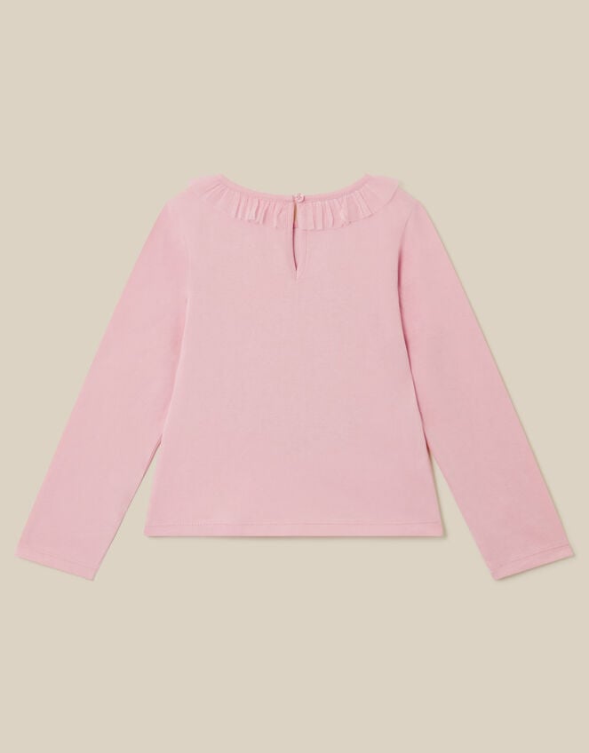 Monsoon x My Little Pony Long Sleeve Frill Collar Top, Pink (PINK), large