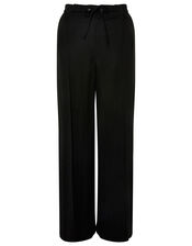 Wide-Leg Trousers, Black (BLACK), large