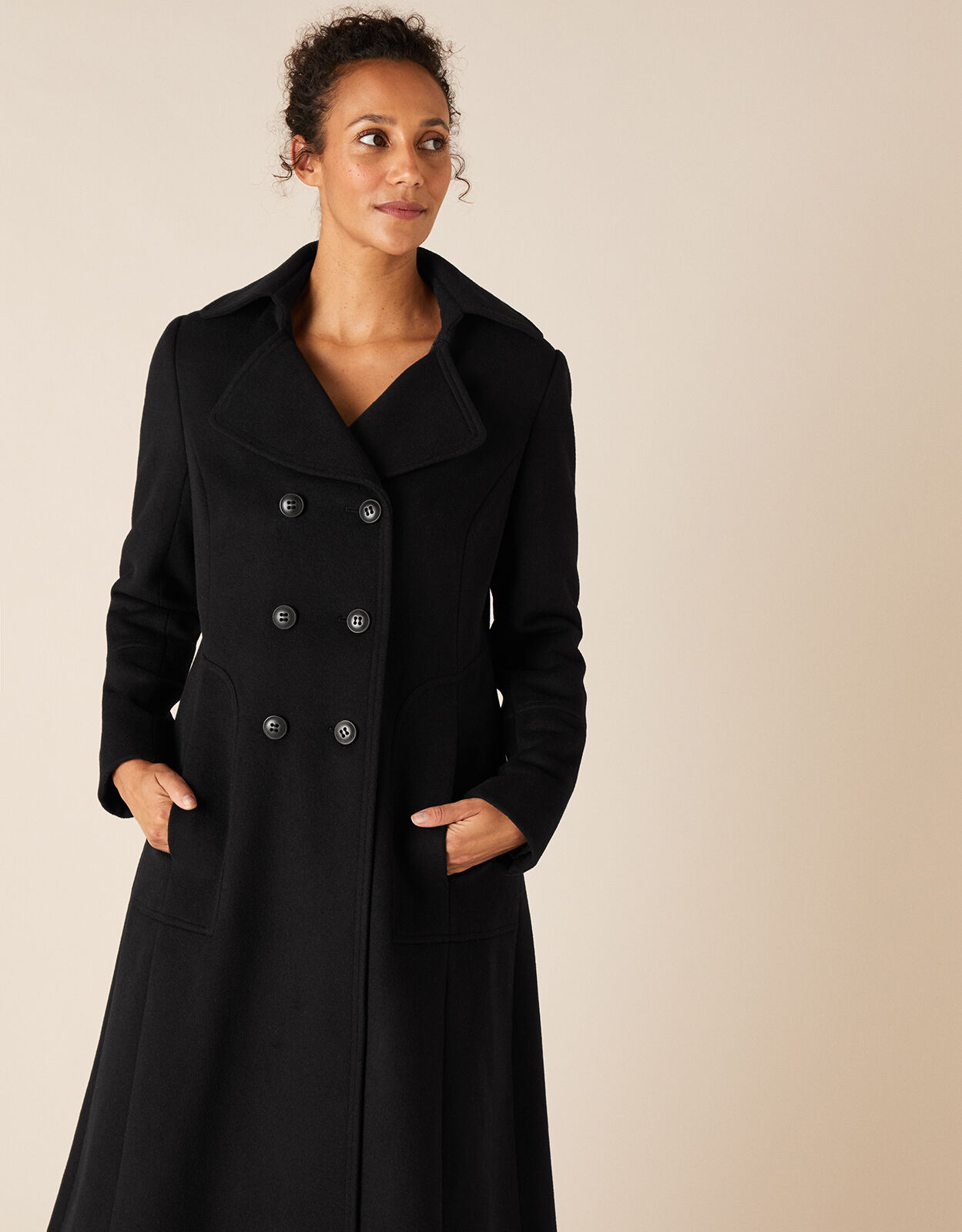 Charlotte Maxi Coat Black