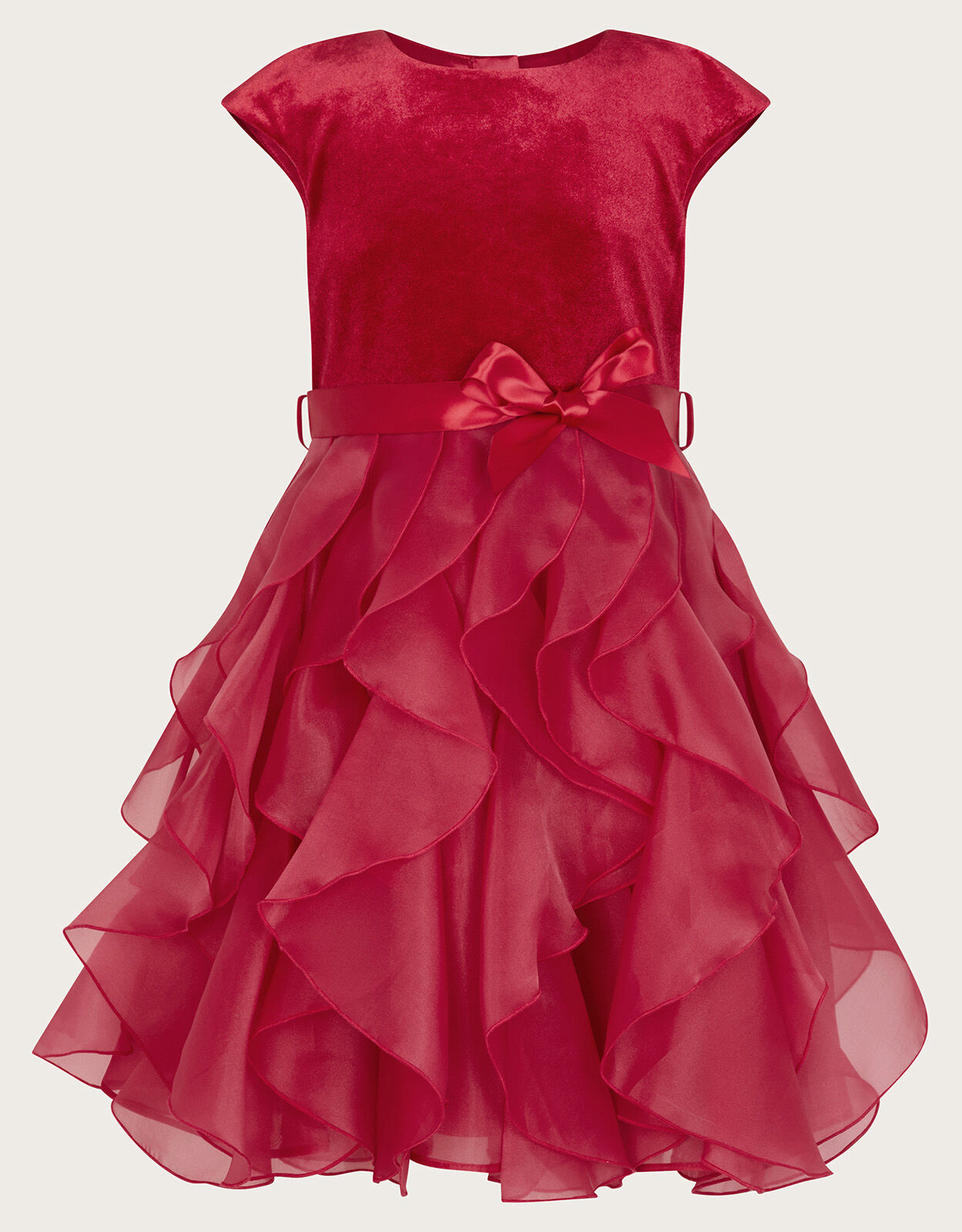 Monsoon red hot sale dress girl