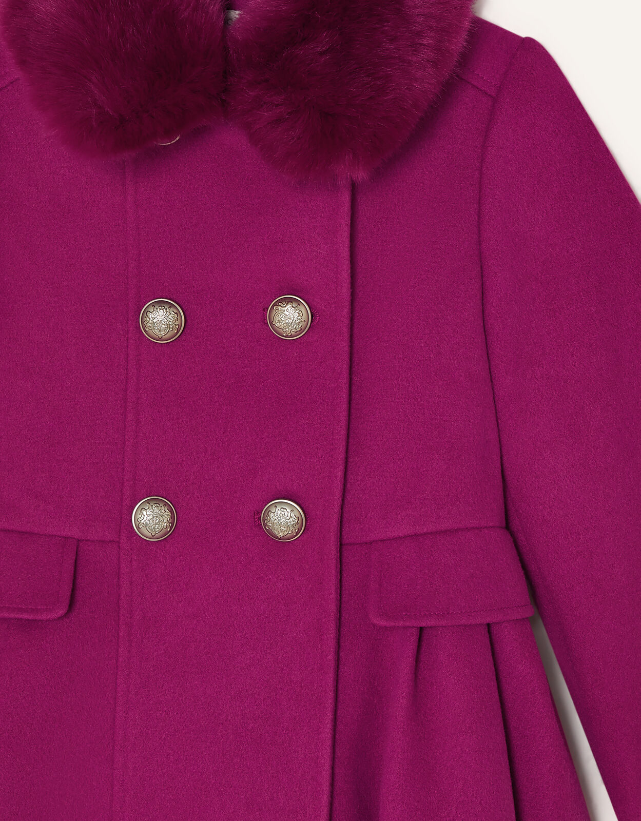 Monsoon online pink coat