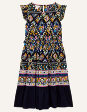 MINI ME Pablo Printed Dress, Blue (BLUE), large