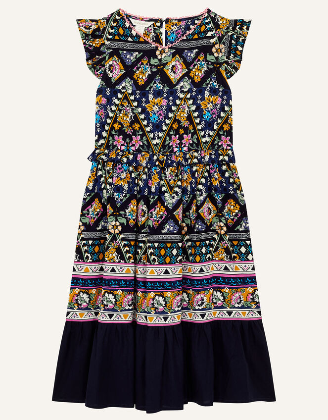 MINI ME Pablo Printed Dress, Blue (BLUE), large