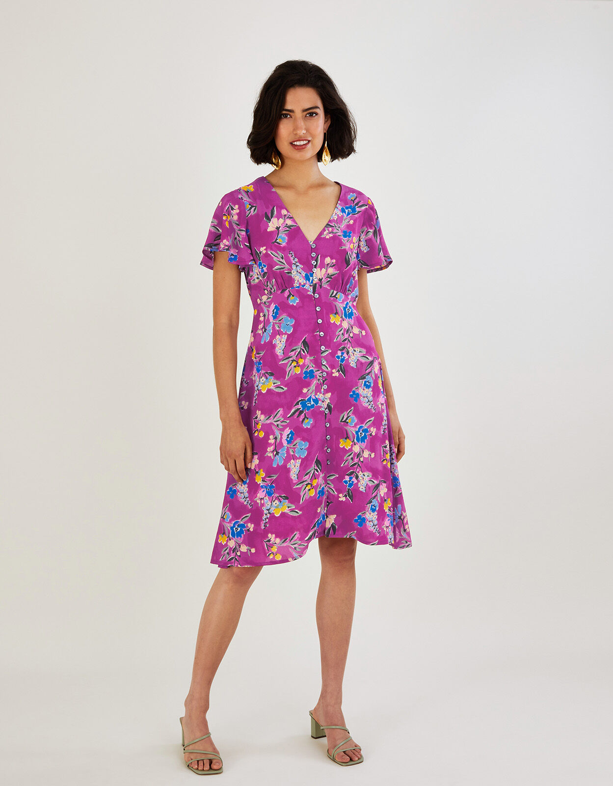 Monsoon dottie dress top