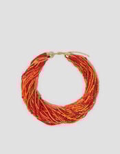Multi-Strand Beaded Necklace, , large