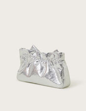 Mirror Metallic Bow Bag, , large