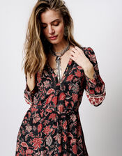 Moliin Scout Floral Print Midi Dress, Multi (MULTI), large