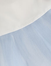 Peony Plain Organza Party Dress, Blue (PALE BLUE), large