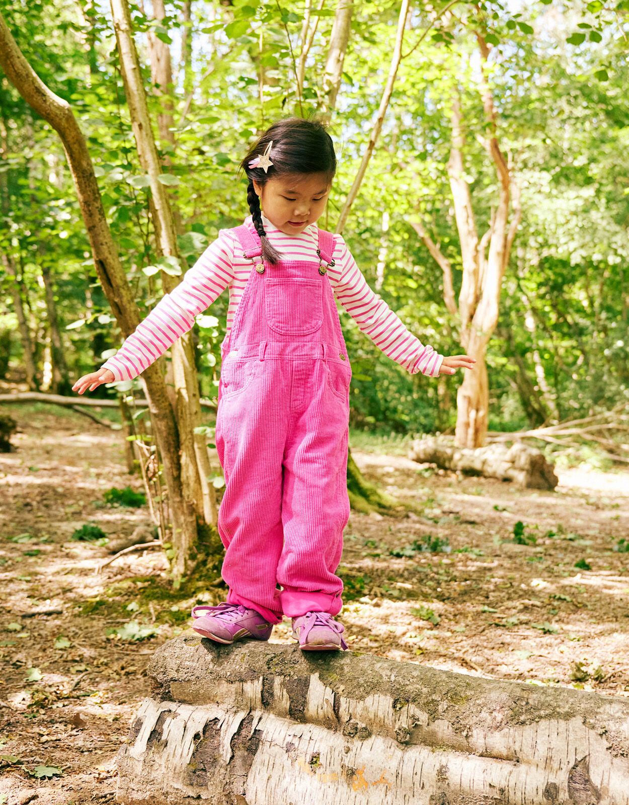 Kids pink hot sale dungarees