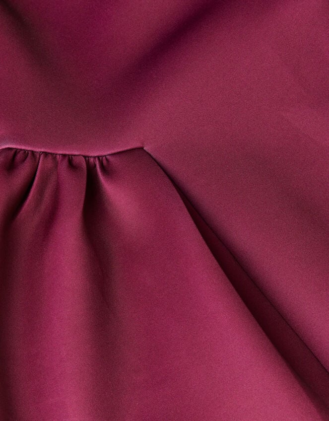 Molly Drop Waist Prom Dress, Red (BURGUNDY), large