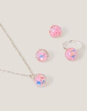 Star Confetti Bead Jewellery Set, , large