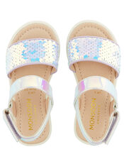 Baby Mermaid Sequin Sandals, Multi (MULTI), large