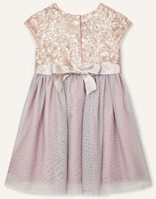 Baby Paige Sequin Dress, Pink (DUSKY PINK), large