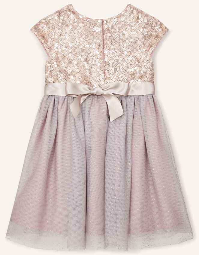 Baby Paige Sequin Dress, Pink (DUSKY PINK), large