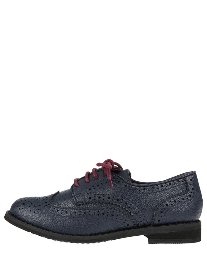 Brogue Shoes, Blue (NAVY), large
