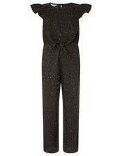 Sparkle Jumpsuit, Black (BLACK), large