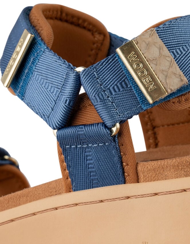 Woden Platform Sandals, Blue (BLUE), large