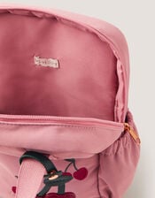 Cherry Embroidered Backpack, , large