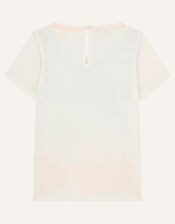 Sequin Flamingo Top, Ivory (IVORY), large