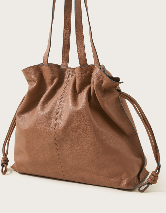 Leather Large Tote Bag, , large