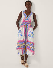 Lollie Sleeveless Midi Dress, Purple (PURPLE), large