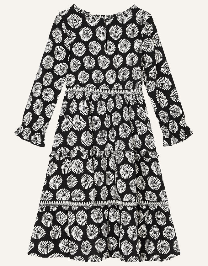 MINI ME Ella Circle Print Dress, Black (BLACK), large