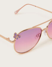 Butterfly Aviator Sunglasses, , large