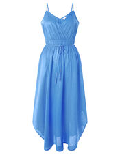 Amber Hanky Hem Dress, Blue (BLUE), large