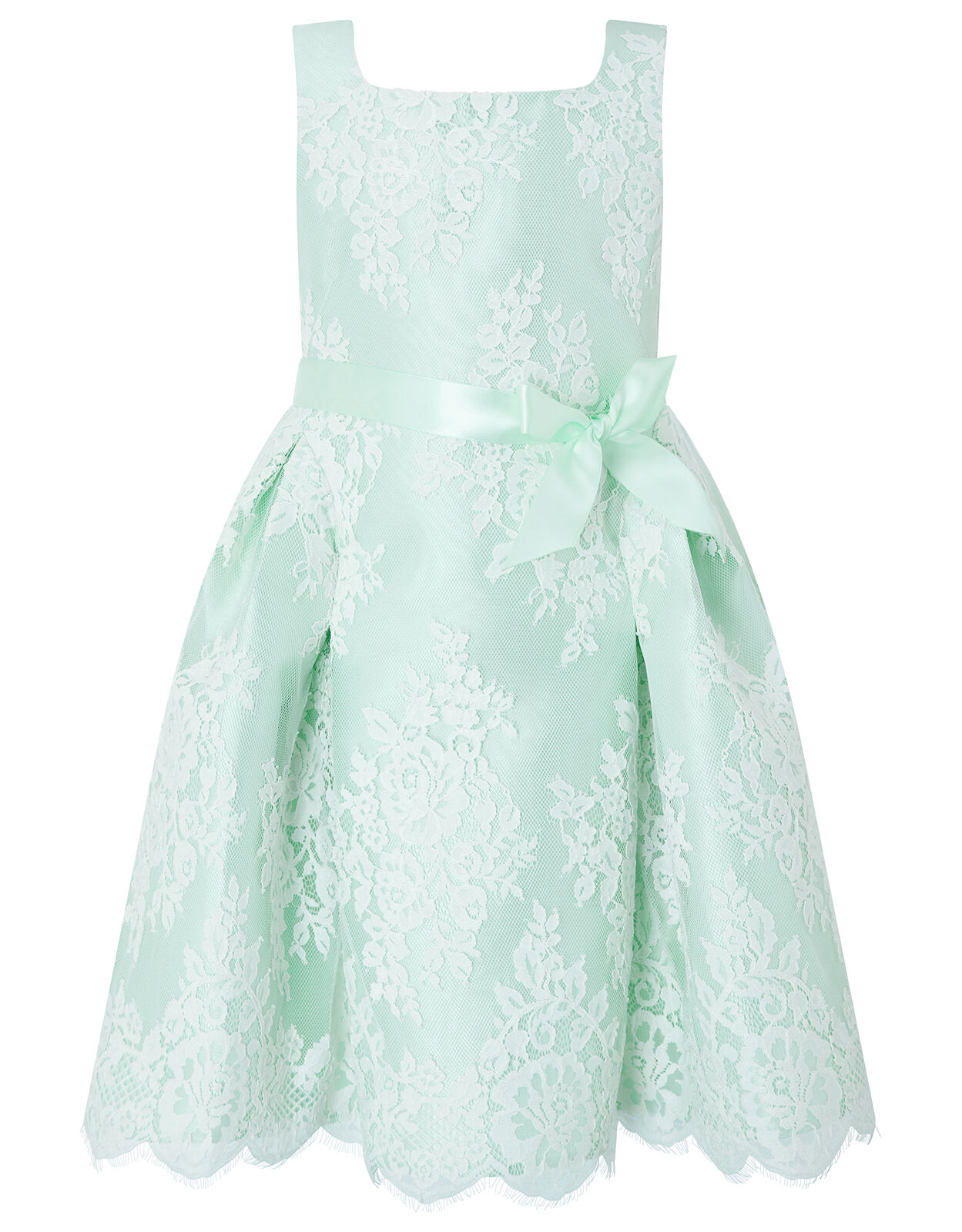 Monsoon green lace dress