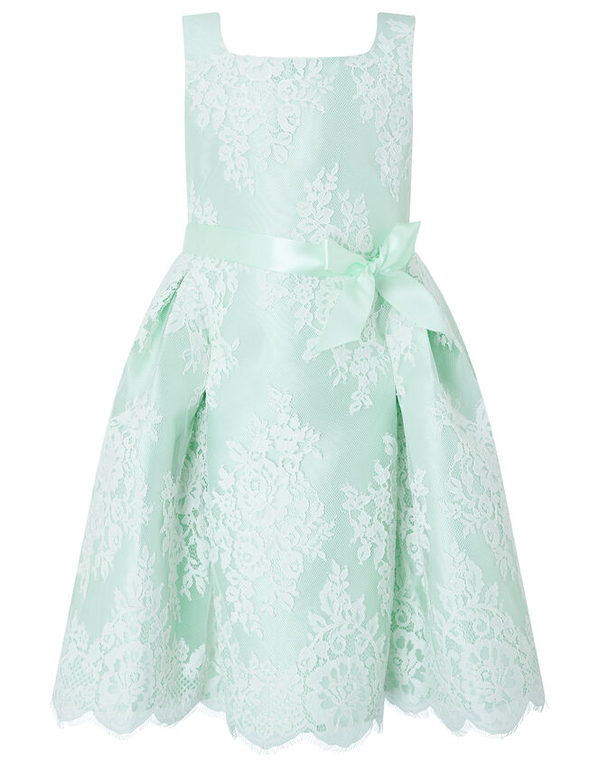 Valeria Lace Occasion Dress, Green (MINT), large