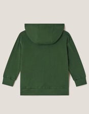 Fox Graphic Hoodie, Green (GREEN), large