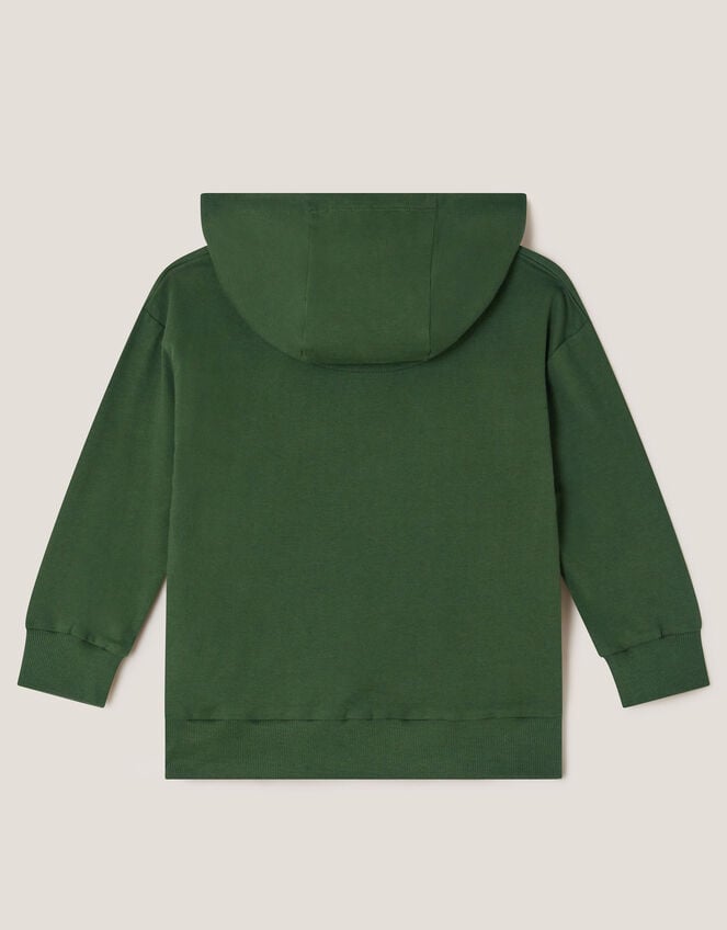 Fox Graphic Hoodie, Green (GREEN), large