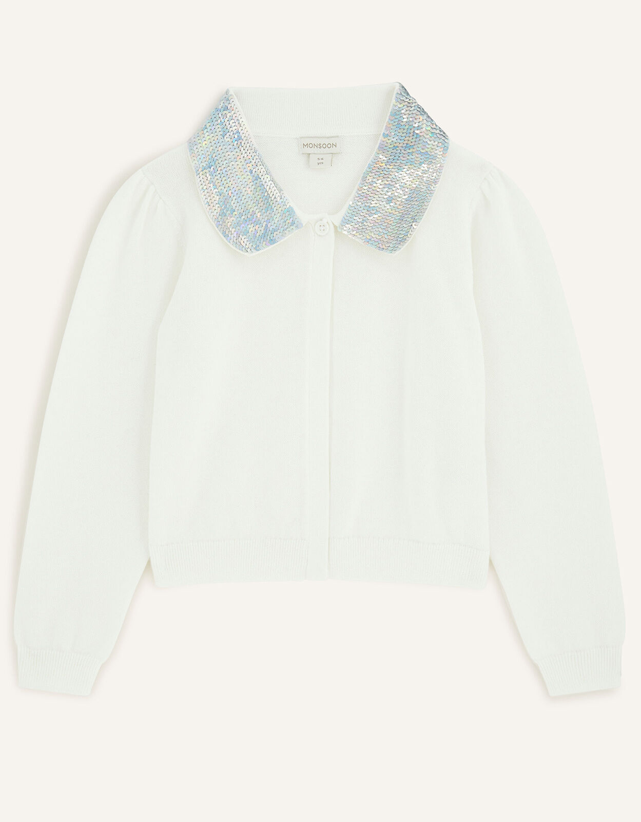 Sequin cheap collar top