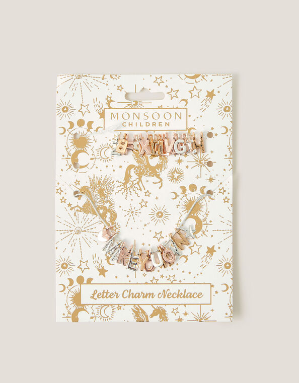 Make Your Own Letter Charm Necklace Set, , large