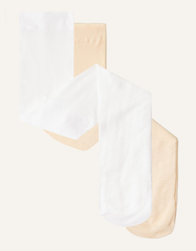 Baby Bridal Spot Tights Multipack, Multi (MULTI), large